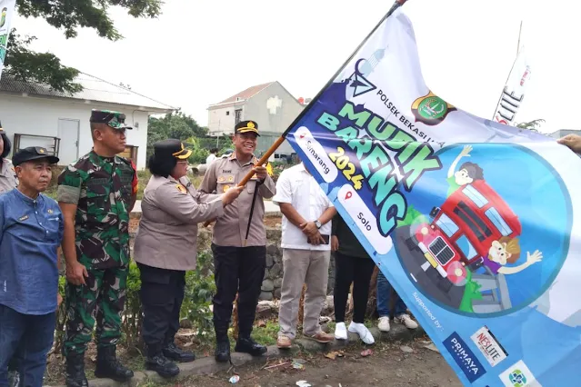 mudik gratis polres metro Bekasi kota